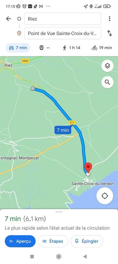 Les Gorges Du Verdon リエ エクステリア 写真